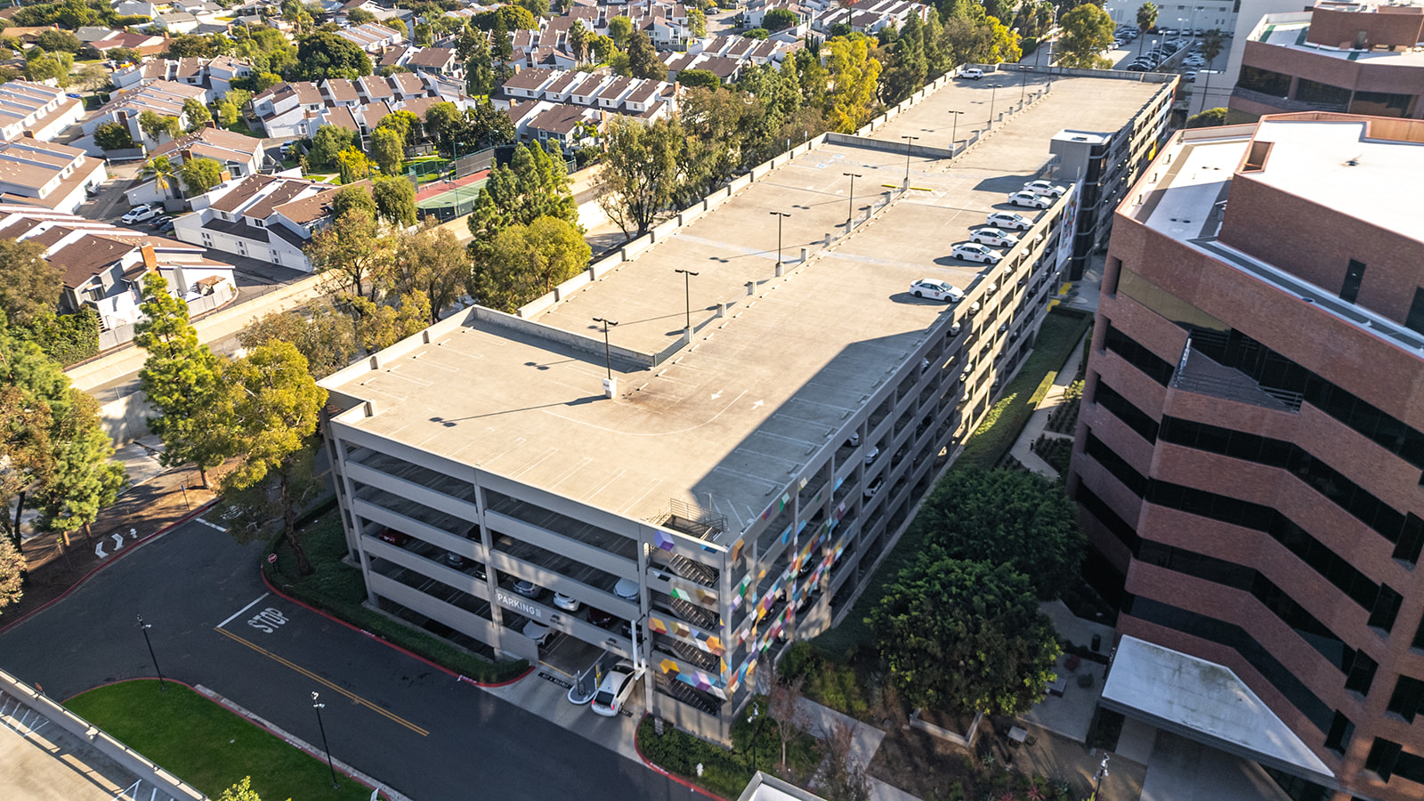 Campus building detail